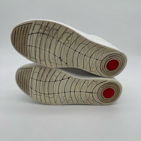 Fitflop Rally White Leather Lace Up Sneaker Size 8 - Picture 9 of 12